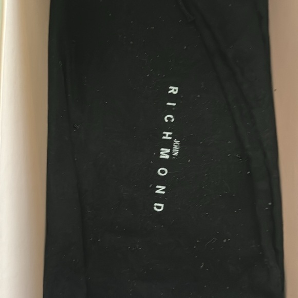 Black n white slightly used John Richmond 4inch stiletto heel halter back strap - Picture 11 of 11